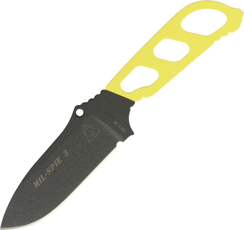 TOPS MIL03CY Mil-SPIE 3 Code Yellow Knife
