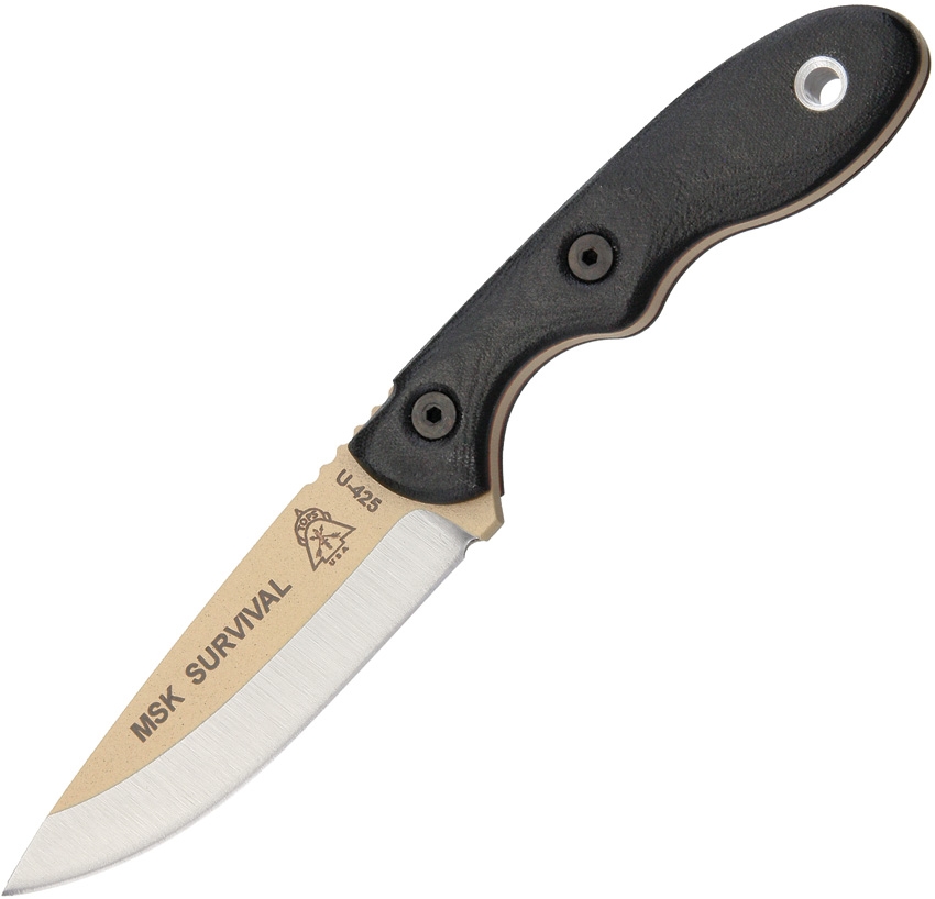 TOPS MSKSURV Mini Scandi Survival With Tan Knife