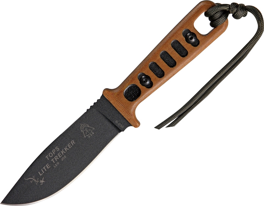 TOPS TLT01OB Lite Trekker Survival Operator Knife