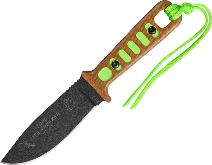 TOPS TLT01SG Lite Trekker Survival Knife