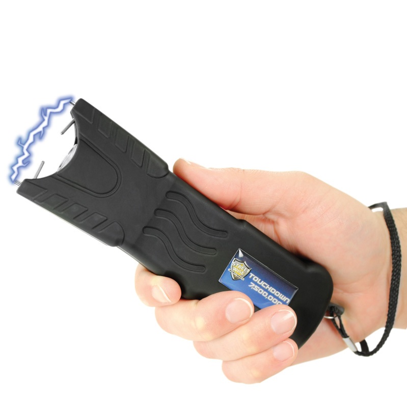 Touchdown Stun Gun, 7,500,000 Volts, Rechargeable, Black