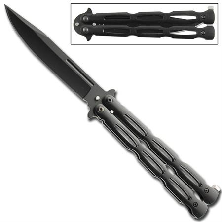 Unchained Balisong Butterfly Knife - Black WG839
