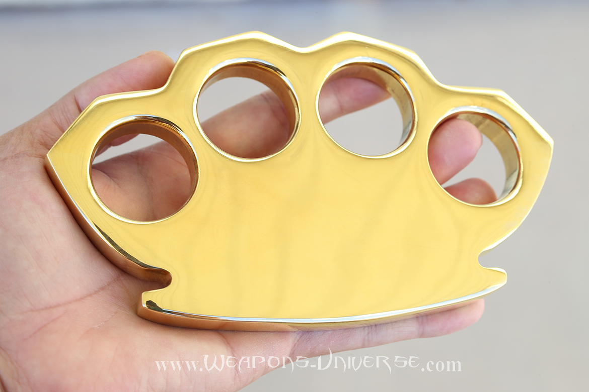 Misc - BR-950 - 2.25 Pound Extra Large Heavy Duty Brass Knuckle