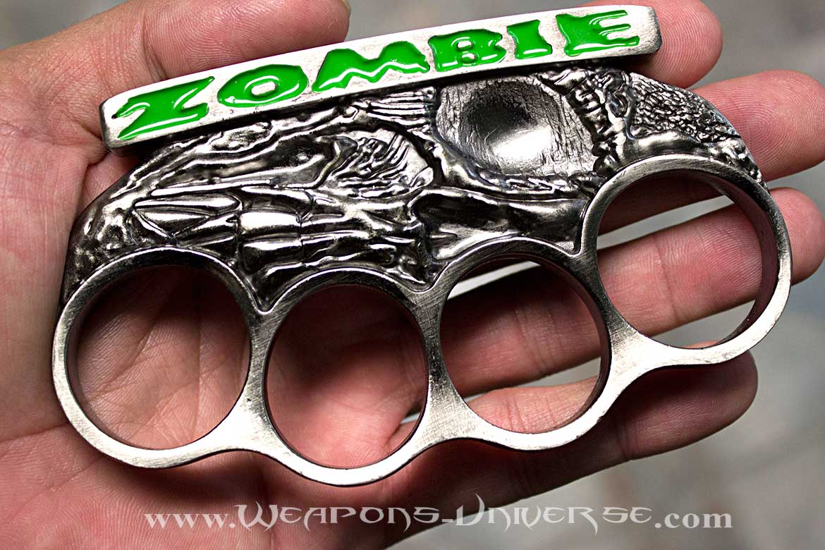 Zombie Biohazard Brass Knuckles